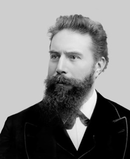 Portrait of Wilhelm Conrad Röntgen, 1845 – 1923, German mechanical engineer and physicist,