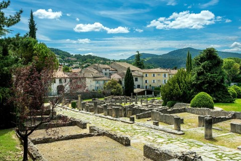 Vaison-la-Romaine. Archaeological site of La Villasse. Vaucluse. Provence-Alpes-Côte d'Azur. France