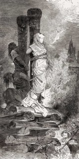 Witch burning