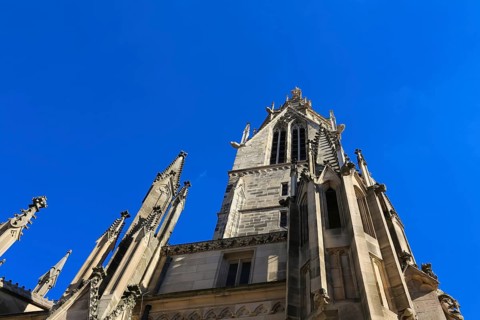 St Mary's Church Reutlingen, sacred building built from 1247 to 1343, cultural monument, Gothic