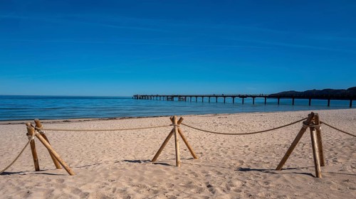 On the beach in Binz, Rügen, Mecklenburg-Vorpommern, Germany