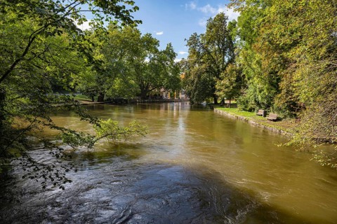 The Aachtopf, also known as the Aachquelle, a sight and tourist attraction in Hegau, is a karst