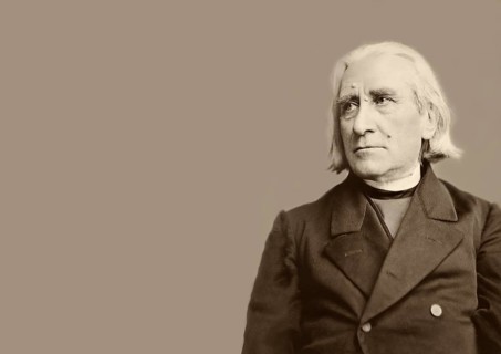 Portrait of Franz Liszt, 1811-1886, Hungarian composer, virtuoso pianist, conductor