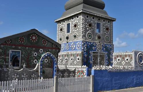 The snail shell in Thyborøn in Denmark