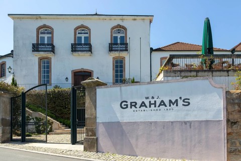 Graham's port wine lodge, Vila Nova de Gaia, Porto, Portugal