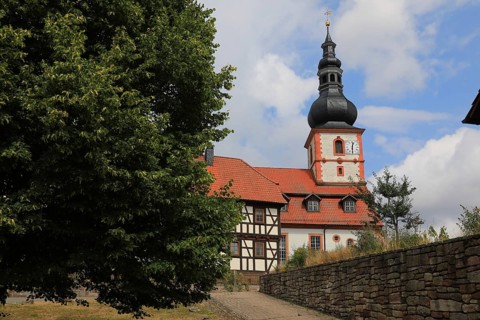 Cathedral of the Rhön, Protestant church, Helmershausen, municipality of Rhönblick, district of