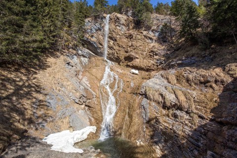 Zipfelsbach waterfalls, near Hinterstein, Bad Hindelang, Oberallgäu, Allgäu, Bavaria, Germany