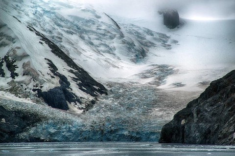 Drygalski fjord, South Georgia, landscape, glacier