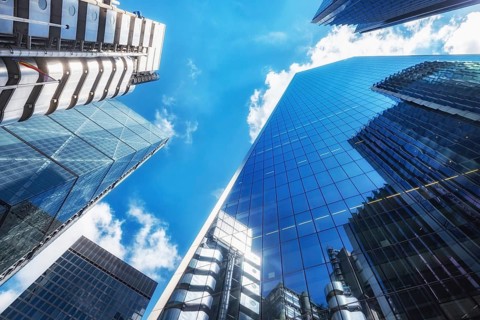 London, United Kingdom. July 9th 2022 Glass fronted offices of the international banking and