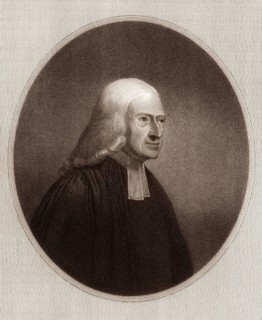 John Wesley, 1703 - 1791, an English revivalist preacher, one of the founders of the Methodist
