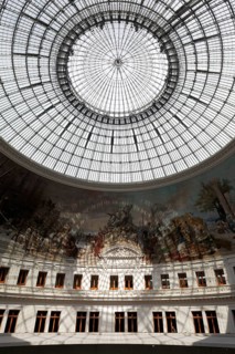 Bourse de Commerce - Pinault Collection, rotunda with dome and fresco Panorama du Commerce from