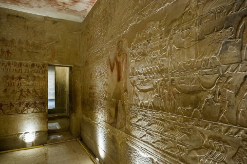 Tomb of Ptahhotep, Sakkara, Saqqara, UNESCO World Heritage Site, Memphis, Cairo, Egypt