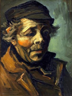 Head Of A Peasant (1884), Head of a Peasant (1884), painting by Vincent Willem van Gogh (born 30