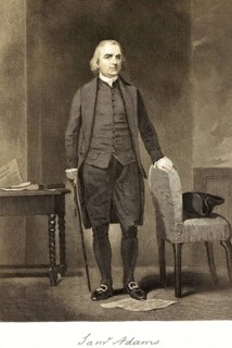 Samuel Adams (17221803) statesman, one of the founding fathers of the United States, portrait of