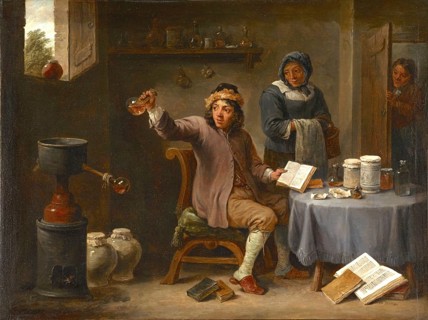 The Consultation (c. 1660), painting by David Teniers (baptised 15 December 1610 in Antwerp, died