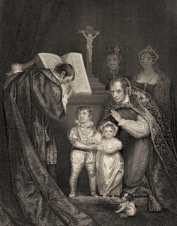 Die Hochzeit von Lady Anne Mowbray mit Richard von Shrewsbury, Herzog von York, St. Stephen's