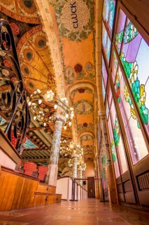 The Palau de la Música Catalana (Palace of Catalan Music) concert hall, old city, Barcelona, Spain