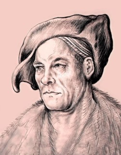 Portrait of Jakob Fugger, 1459, 1525, German businessman, digitally edited