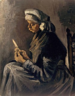 The Potato Peeler (1885), The Potato Peeler (1885), Painting by Vincent Willem van Gogh (born 30