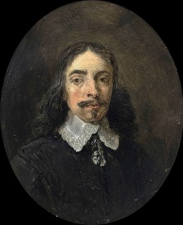 An unknown man, painting by David Teniers (baptised 15 December 1610 in Antwerp, died 25 April 1690