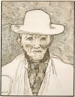 Peasant of the Camargue (1888), painting by Vincent Willem van Gogh (born 30 March 1853 in