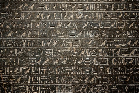 Hieroglyphs, the Grand Egyptian Museum, Grand Egyptian Museum, GEM, Giza, Cairo, Egypt