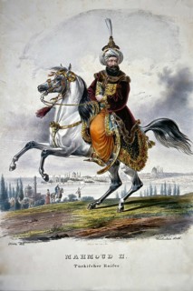 Mahmud II (1785-1839), Sultan of the Ottoman Empire, Historical, digitally restored reproduction