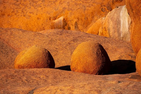 Detail, round rocks, Pontok Mountains, Große Spitzkuppe Nature Reserve, Namibia