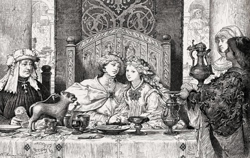 Wedding dinner, 16st century