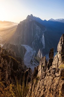 Sunrise over the majestic Eagleâ€™s Nest in Monterrey, Mexico, offering a breathtaking view of