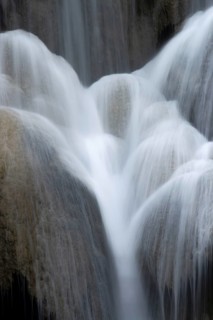 Kuang Si waterfalls in the jungle near Luang Phabang, Luang Prabang, Laos