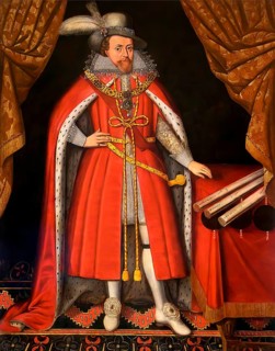 James VI and I, James Charles Stuart, 1566 – 1625, King of England, Scotland and Ireland, digitally