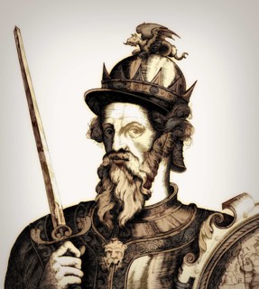 William I, ca. 1028, 1087, known as William the Conqueror, the first Norman King of England