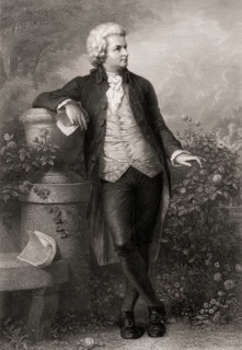 Wolfgang Amadeus Mozart, 1756 – 1791, composer of classical music, First Viennese School, digitally