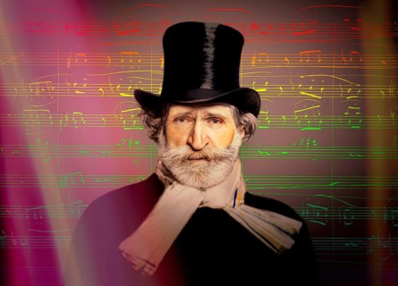 Giuseppe Verdi, 1813 – 1901, Italian opera composer, autograph notesheet from Don Carlos, digitally