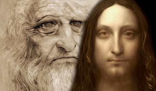 Leonardo da Vinci, 1452 - 1519, Italian painter, sculptor, architect and engineer, the painting