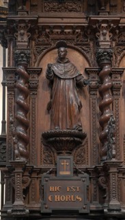 Wooden dam in the Cathedral of the Holy Cross over the sea, Catedral de Santa Cruz sobre las Aguas,