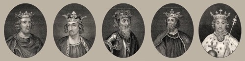 Könige von England, Henry III, Edward I, Edward II, Edward III, Richard II, 13. und 14.