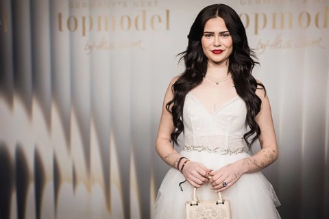 Linda Voilet at the preview of the 21st season of Germany's Next Topmodel - by Heidi Klum on 09.02
