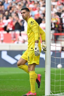 Goalkeeper Koen Casteels VfL Wolfsburg (01) MHPArena, MHP Arena Stuttgart, Baden-Württemberg,