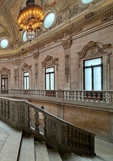 Palácio da Bolsa, neoclassical style stock exchange, UNESCO World Heritage Site, old town, Porto,