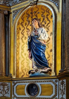 Sacred artwork in the Igreja da Santíssima Trindade, Church of the Holy Trinity, Porto, Portugal