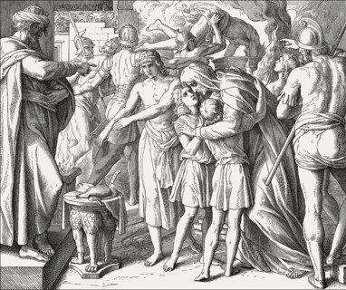 Martyrs, Books of Maccabees, Old Testament, by Julius Schnorr von Carolsfeld