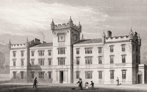 Gillespie's Hospital, Edinburgh, Scotland, 19th century, from Modern Athens by Th. H. Shepherd