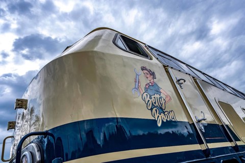 Line diesel locomotive 218 469-5, Bochum Railway Museum, museum days weekend, with many attractions