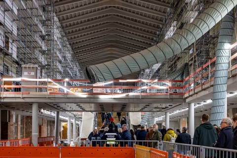 Open construction days at the new main train station. For three days, visitors can find out about
