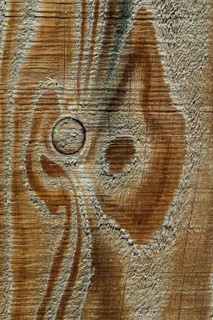 Close up of a plank of wood