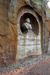 Luther Memorial, Martin Luther Memorial, City Park, Reformer, Reformation, Bust, Historical Figure,