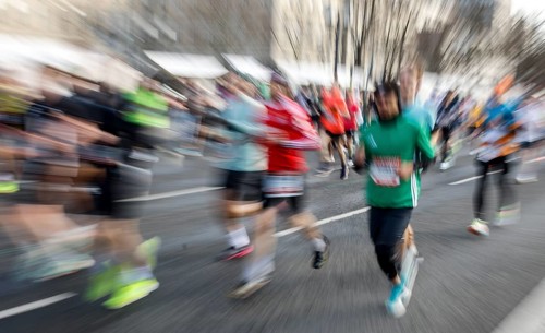 Runners during the Generali Berlin Half Marathon, 29.03.2026, Berlin, Berlin, Germany