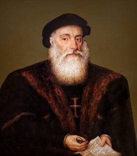 Vasco da Gama, c. 1460s – 1524, Portuguese explorer, digitally edited